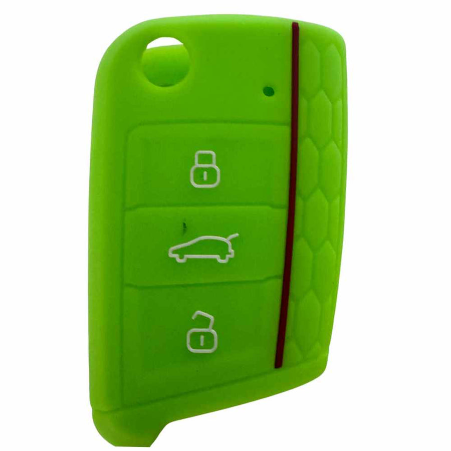 FORRO PROTECTOR  VERDE LÍNEA ROJA